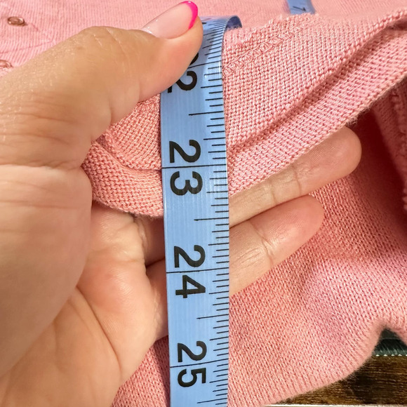 Free People Light Magic Printed Sleeve Henley Top Vintage Pink Women Medium - Picture 8 of 10